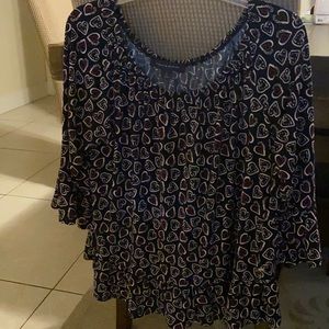 Tommy Hilfiger  HEARTS top  . Worn once